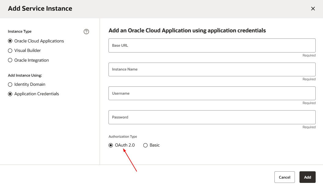 Description of addserviceoauth.png follows