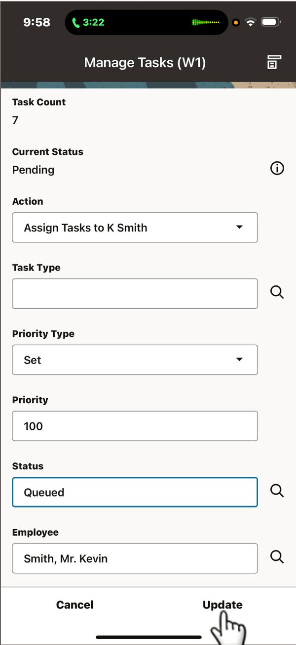 Manage Tasks