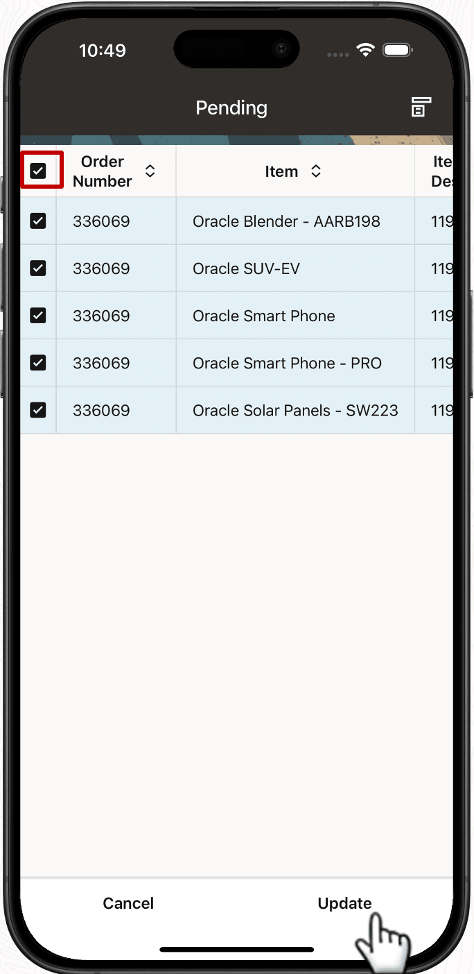 Pending Tasks