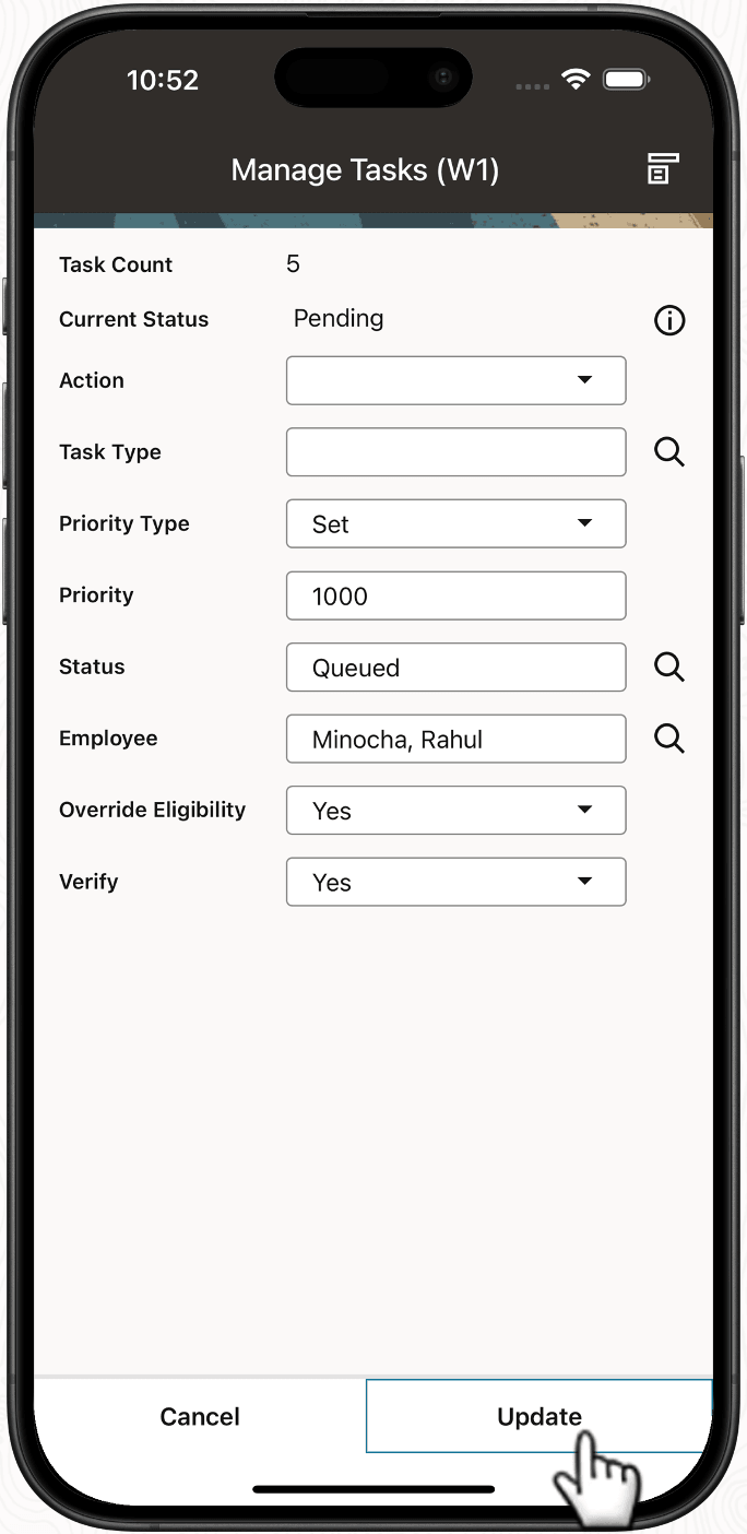 Manage Tasks