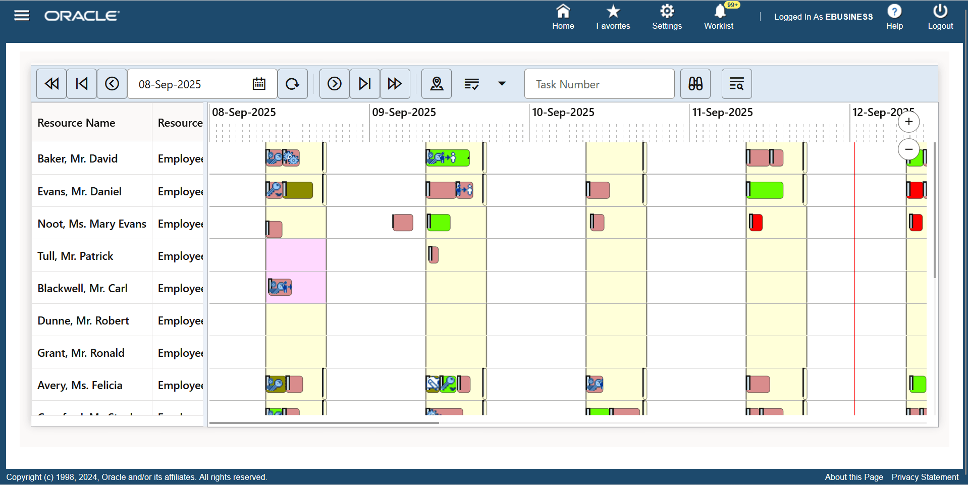 Gantt UI