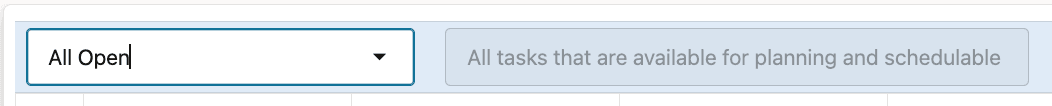 Task List Query Region