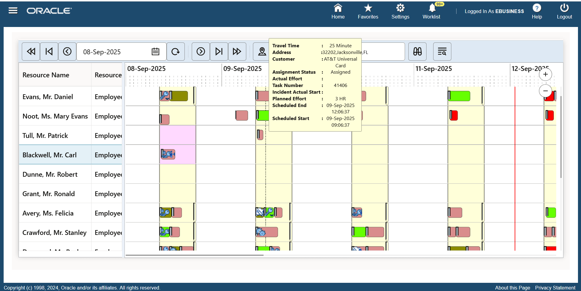 Gantt Tooltip