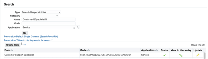 Search Role
