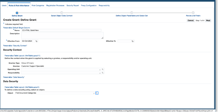 Role and Role Interface