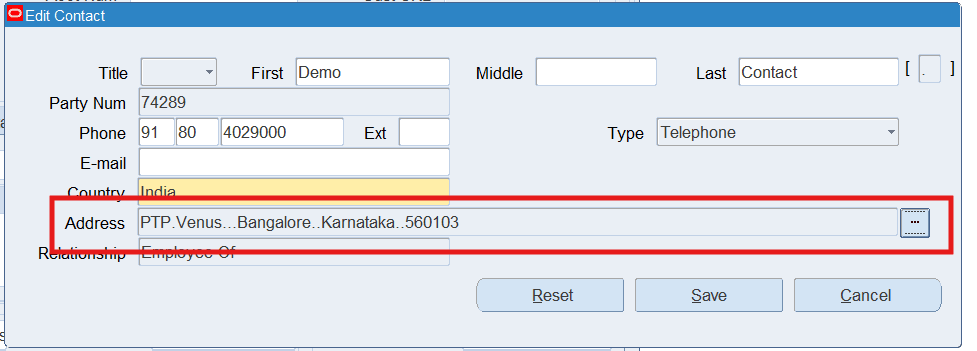 Contact Address