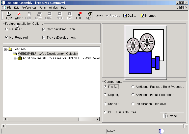 Features Summary form