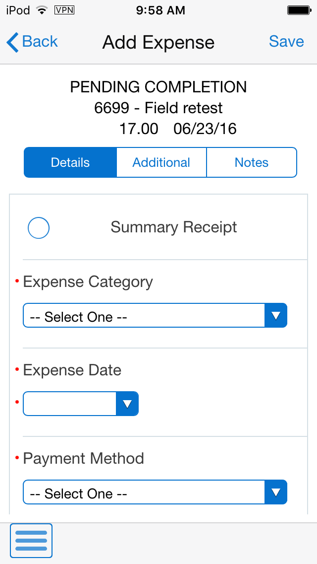 Add Expense