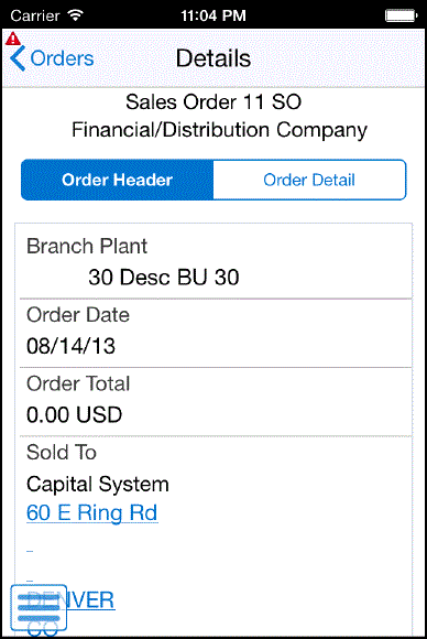 Customer Order Overview: Backorders
