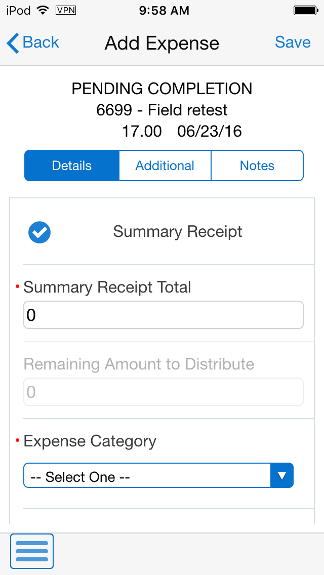 Add Expense