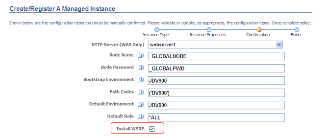 Install WSRP