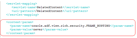 Example code for iFrame busting
