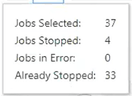 Jobs Stopped