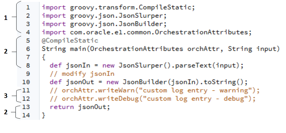 Groovy Code Template for Manipulating REST Connector Output