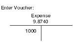Enter voucher