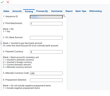 Alternate payment processing options