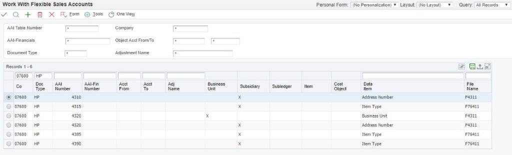 Flexible Account Set up application (P40296)