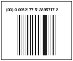 Bar code label SSCC - 18