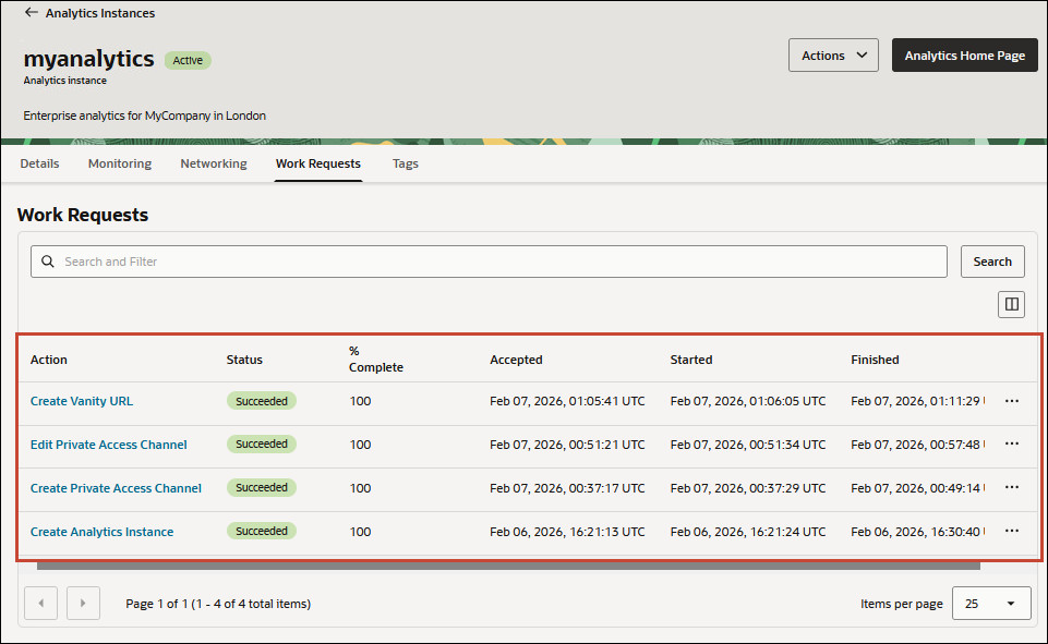 Description of console_oac_status2.jpg follows