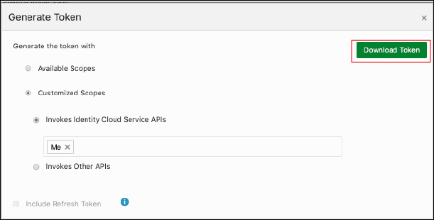 Download token Download token