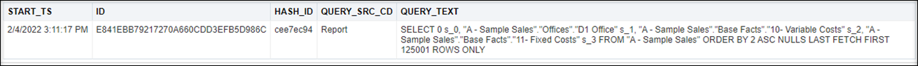 Description of ceal_usage_tracking_logical_table_query_one.jpg follows