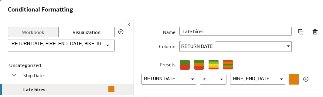 Description of conditional-format-date-setup.png follows Description of conditional-format-date-setup.png follows