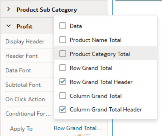 Description of conditional-formatting-totals.png follows