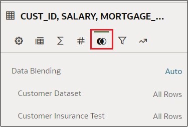 Visualization's properties panel Visualization's properties panel