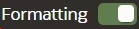 Formatting Toggle