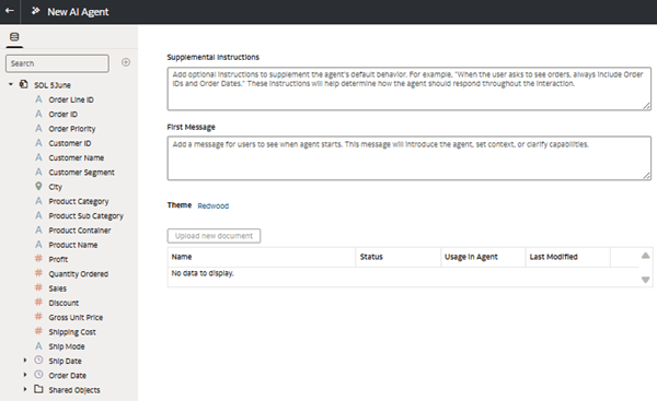 Description of new_ai_agent_screen.png follows Description of new_ai_agent_screen.png follows