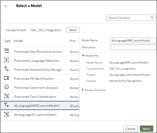Description of oci-language-select-model.png follows