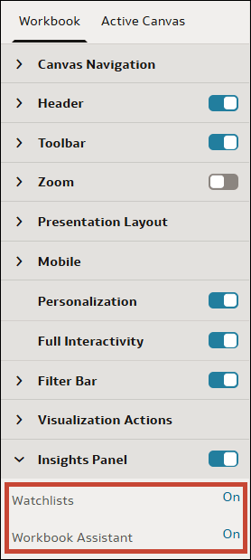 Description of present_insights_panel_options.png follows Description of present_insights_panel_options.png follows