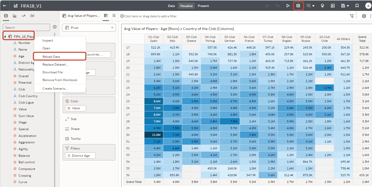 Description of reload-data-workbook.png follows Description of reload-data-workbook.png follows