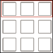 Select one of the squares to specify the position of the shadow.
