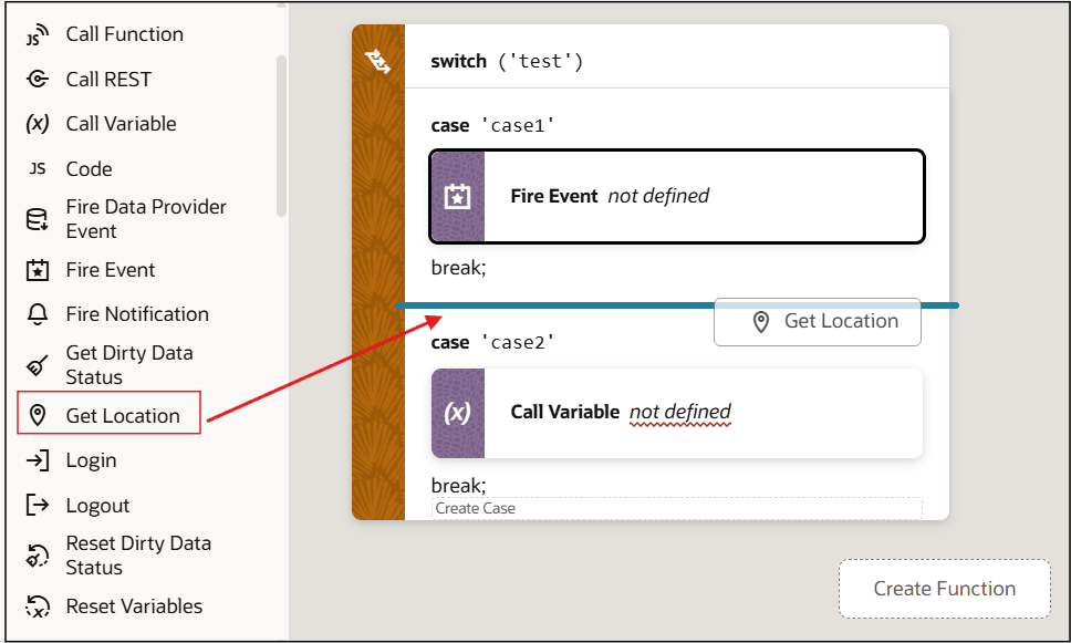 Description of jsac-switch-add-action-case-notlastnode.png follows Description of jsac-switch-add-action-case-notlastnode.png follows