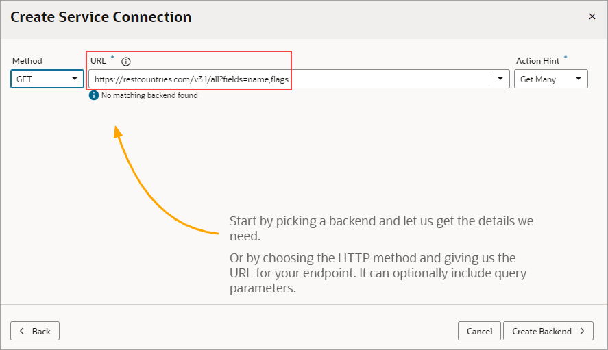 Description of sdp-create-service-connection-url.png follows