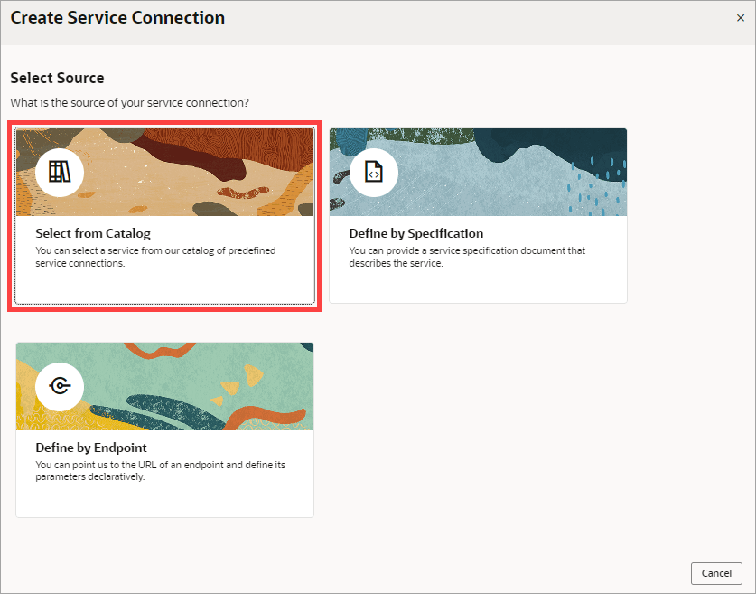 Description of select-from-catalog.png follows Description of select-from-catalog.png follows