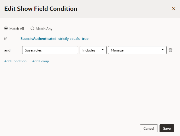 Description of showfield-condition.png follows Description of showfield-condition.png follows