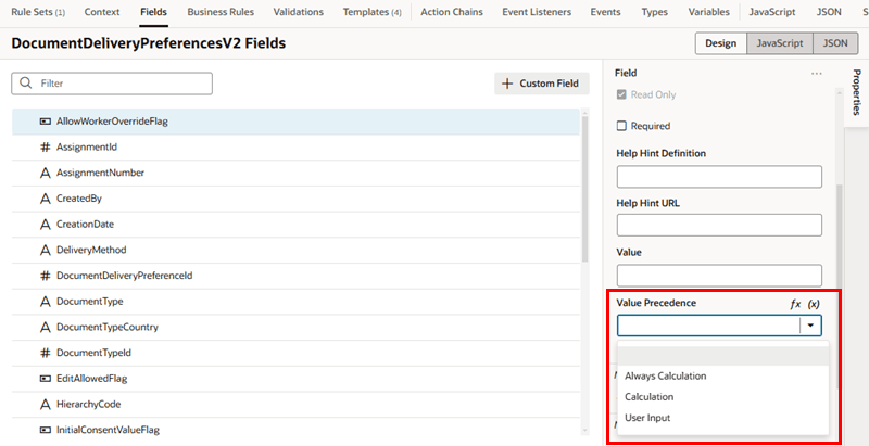 Description of value-precedence-list.png follows Description of value-precedence-list.png follows