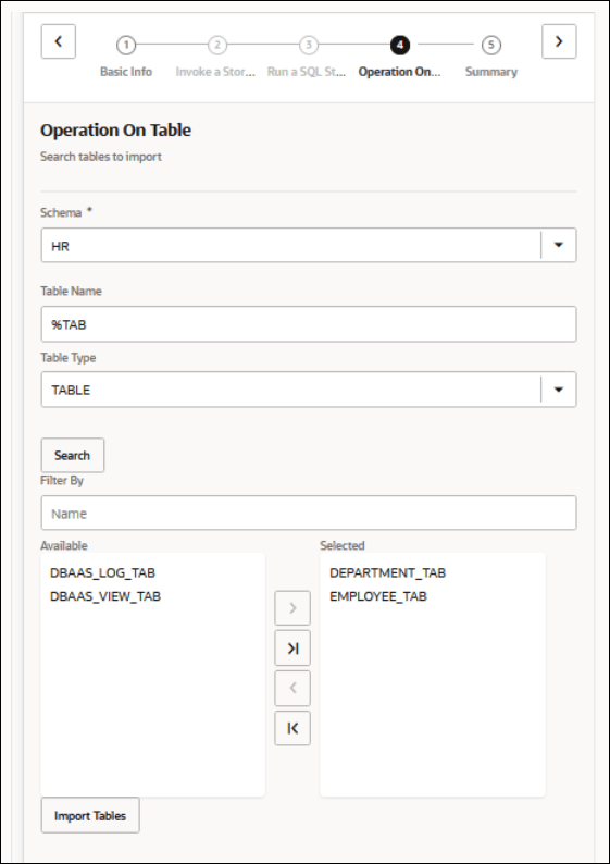 Description of oic3-db-tables.png follows Description of oic3-db-tables.png follows
