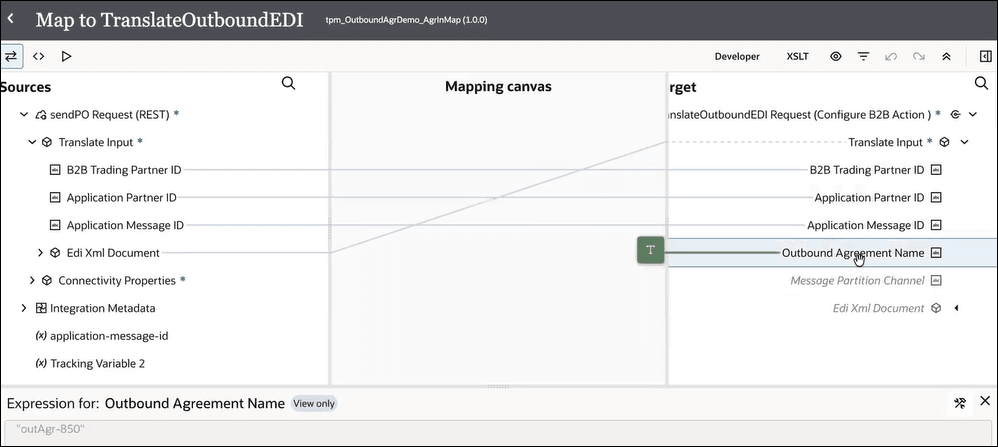 Outbound Agreement Name mapping Outbound Agreement Name mapping
