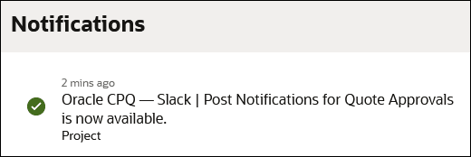 The message shows that the recipe is now available.