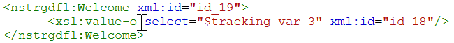 The code shows an error ("f" is missing at the end): xsl:value o The code shows an error ("f" is missing at the end): xsl:value o
