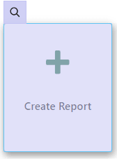 A Create Report button is shaded purple, and a magnifying lens icon appears above it A Create Report button is shaded purple, and a magnifying lens icon appears above it