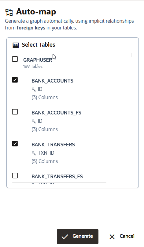 Description of modeler_auto_map_select_tables.png follows Description of modeler_auto_map_select_tables.png follows