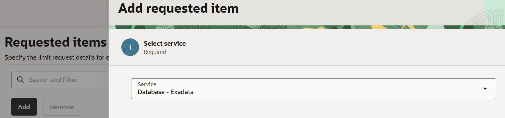 Request Service Limit Increase