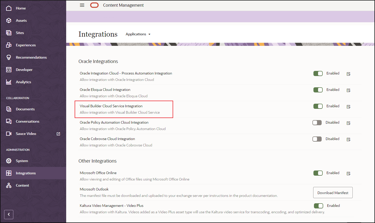 Description of vbcs_integrations_2.png follows