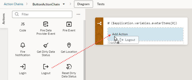 Description of webapp-shell-buildojaction.png follows