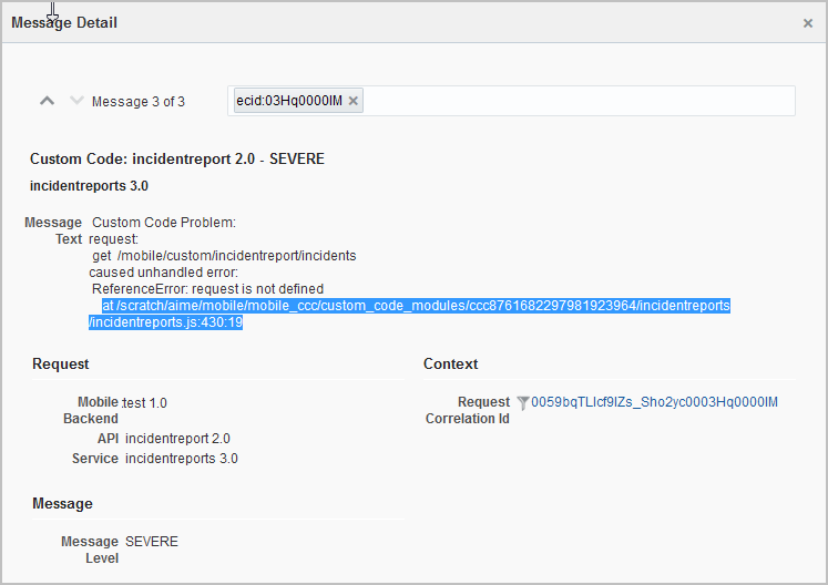 Description of custom-code-syntax-error.png follows