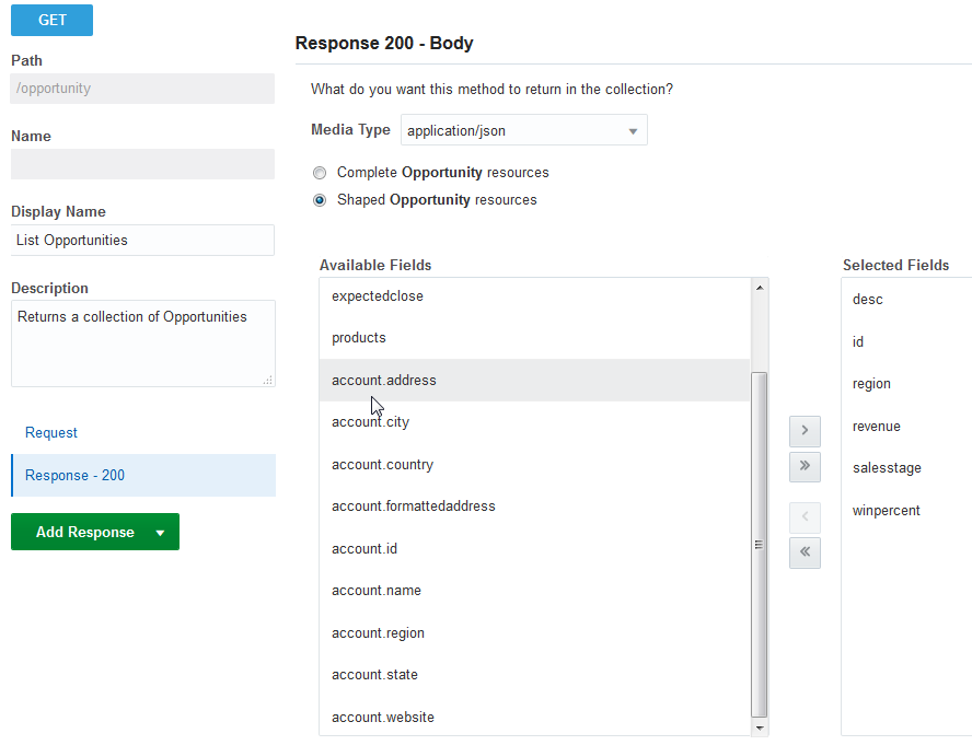 This is an image of the Edit Methods page.